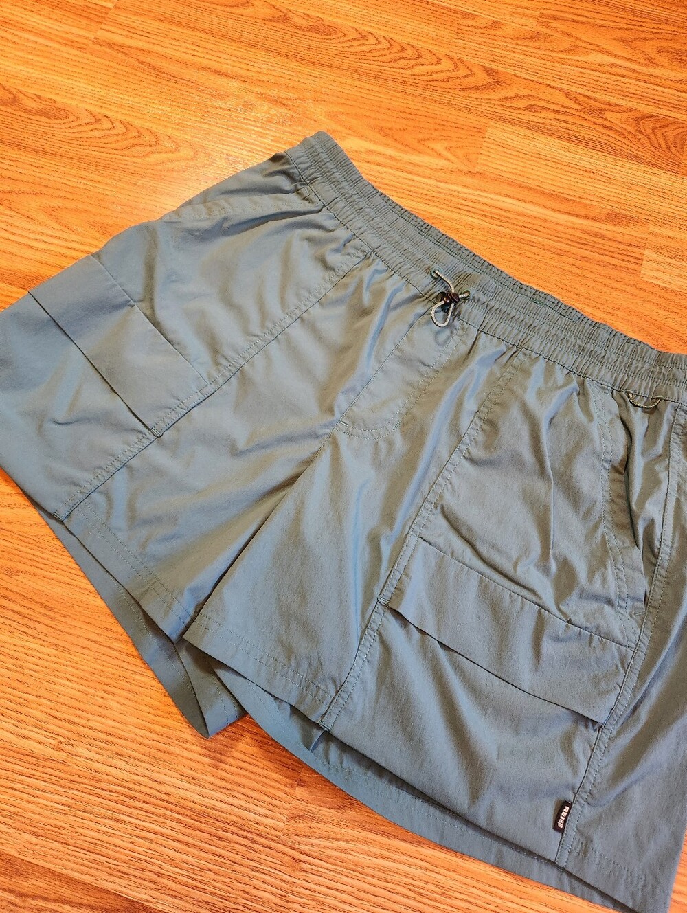 REI Co-op Trailmade Shorts Womens XL Teal Blue Green Hiking Breathable Quick Dry